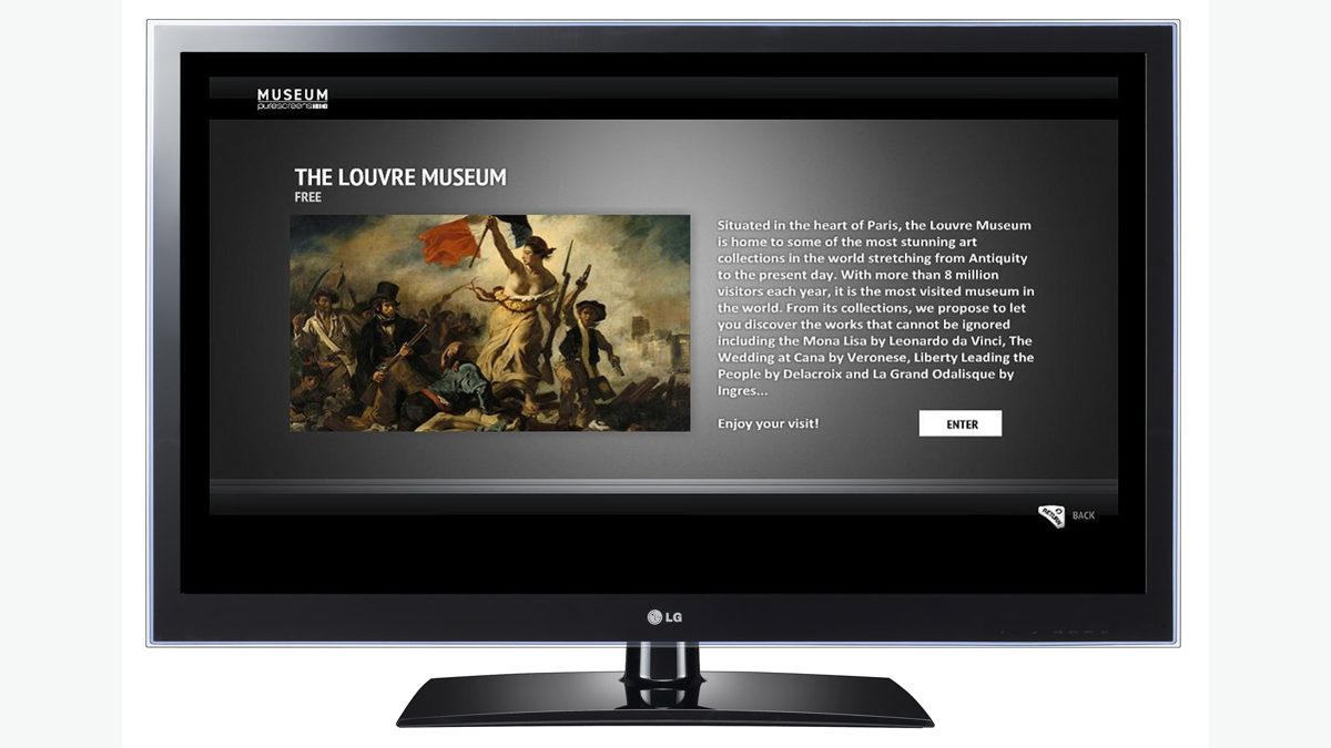 거실에 설치된 LG 스마트 TV 실제 제품 사진
